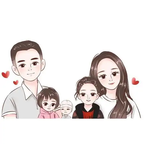 学无止境,一家三口,四口,五口卡通图片,头像合集