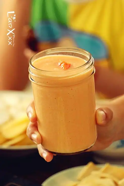 岚小新做的木瓜牛奶