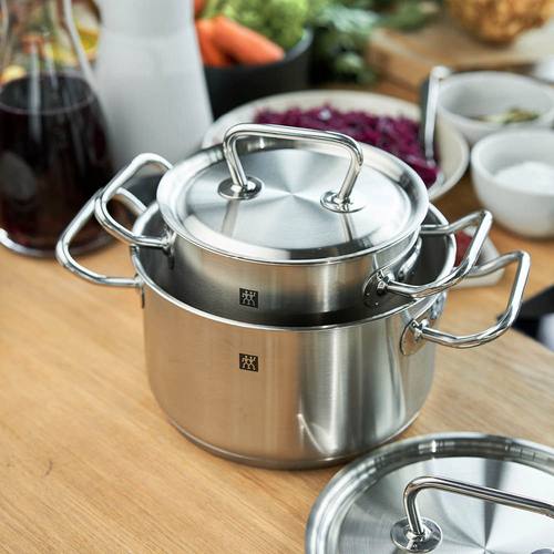 德国双立人原装进口classic系列深烧锅汤锅炖锅双耳炖锅不锈钢