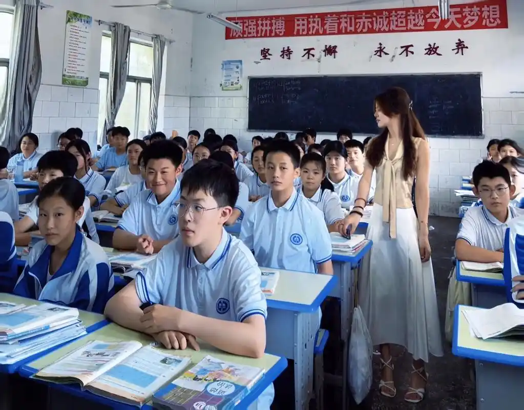 作为老师,总被学生爱着,感动着,年纪轻轻却已体会到了教书育人的幸福