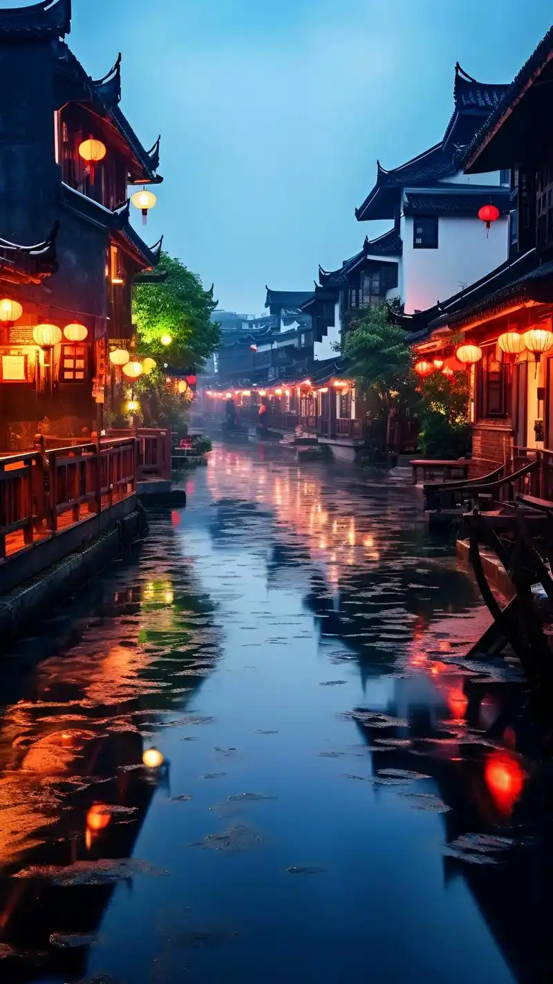 一个来了就不想走的江南水乡,小桥流水人家,水在屋边流,人在桥 - 抖音