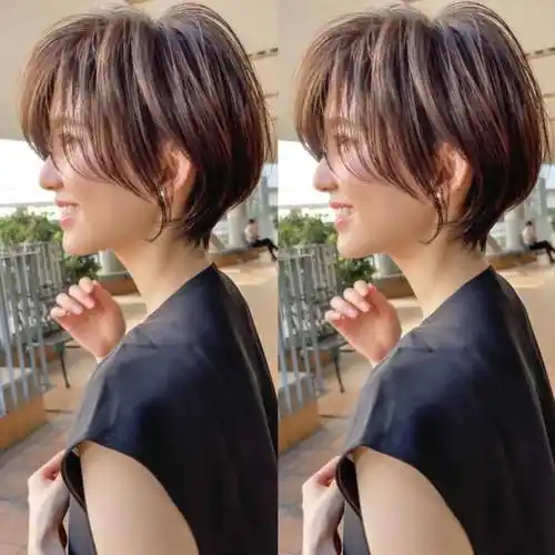 当下流行发型之美:短发带层次,蓬松且有线条感