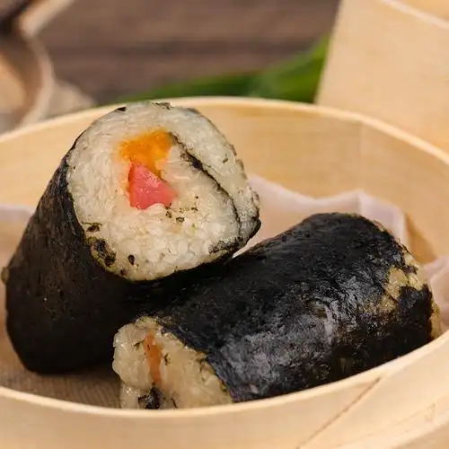 2022新货晨海寿司1000克10个手工肉松饭团学生自热米饭