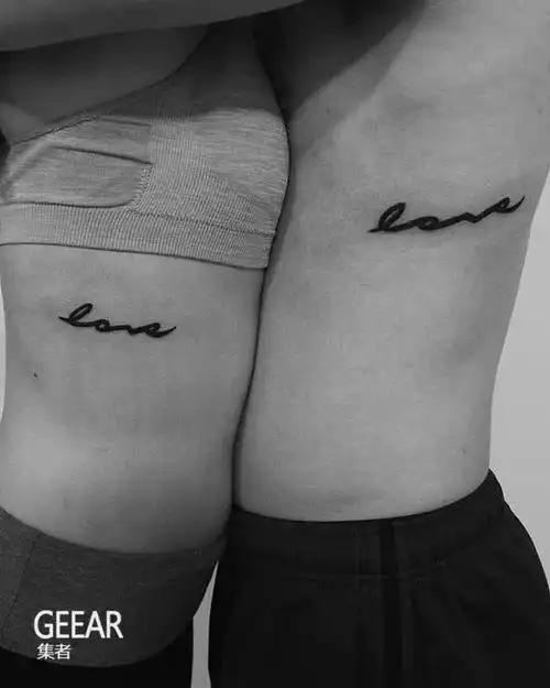 g乐活给你这些情侣纹身的灵感与爱人画上一辈子的印记