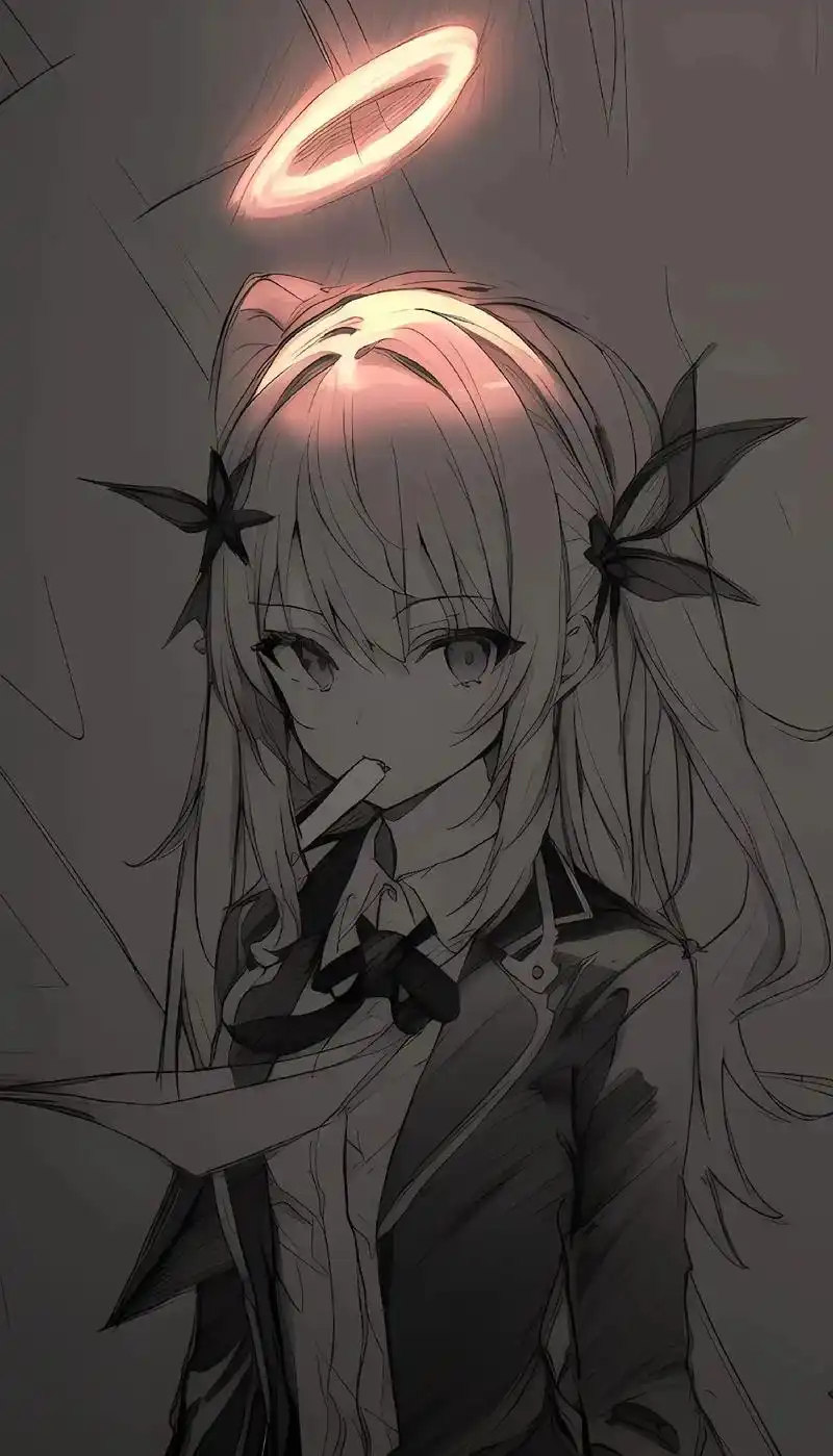 二次元小漫画.素描漫画人物打光练习 - 抖音