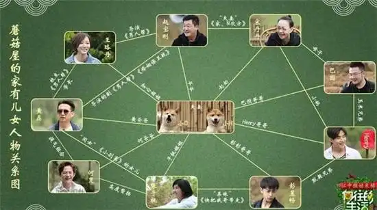 家都熟悉或者听说过,为了理清他们的关系,节目组特地整理了一张人物