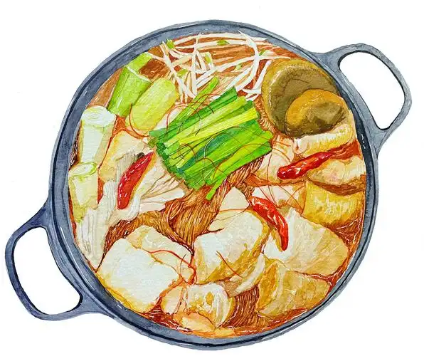 请吃火锅喝饮料