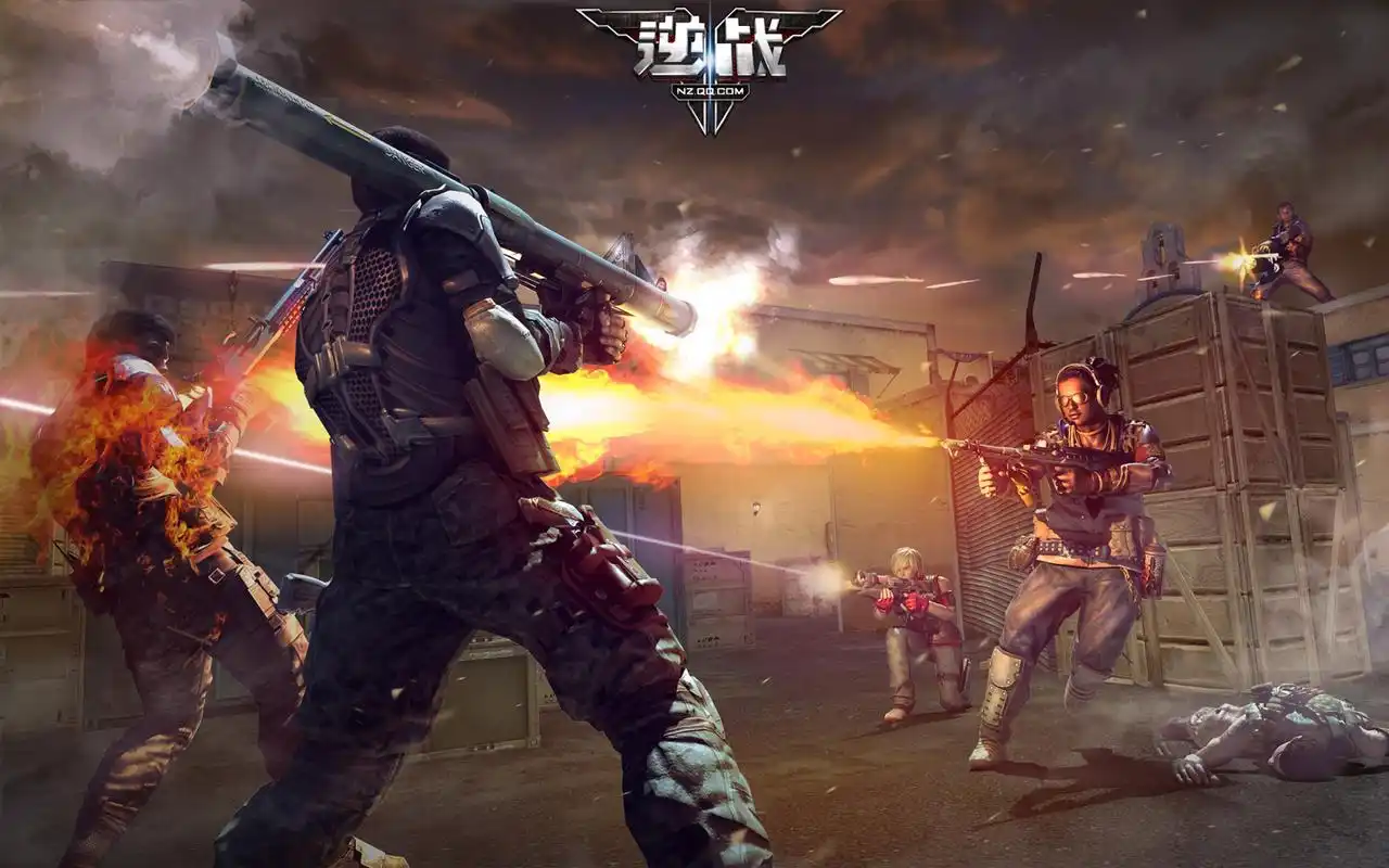 热门枪战射击网游逆战高清动作场面桌面壁纸(一)