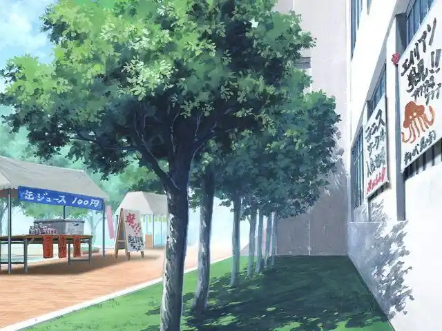 背景_现代_手绘_校园1_看图_橙光游戏吧_百度贴吧