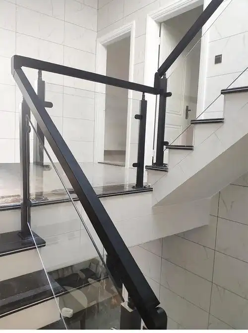 金日盛 不锈钢轻奢室外阳台护栏楼梯扶手立柱钢化玻璃槽围栏阁楼栏杆