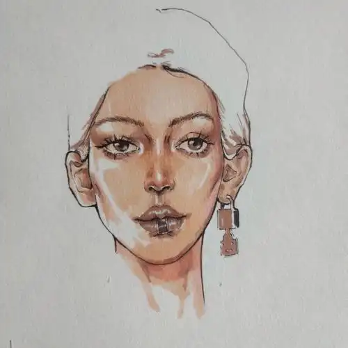 练习马克笔肖像