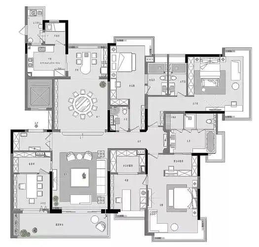 首发350㎡简约大平层沉浸时刻邂逅一个懂你的家