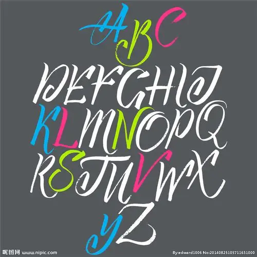 英文字体设计图片