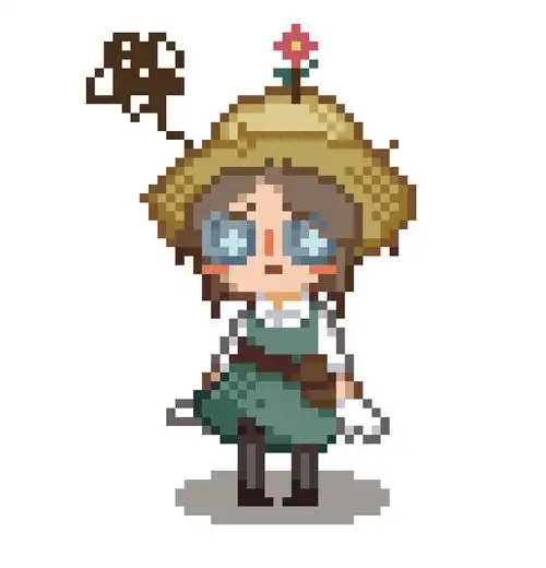 网易第五人格同人像素画