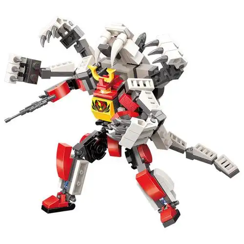 乐高男孩子拼装变形合体机器人机甲儿童益智拼插塑料积木