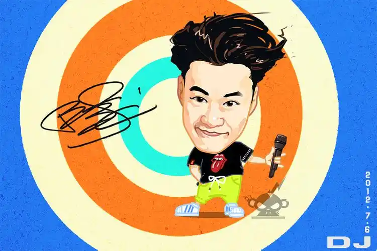 真人q插画~陈奕迅|插画|涂鸦/潮流|兔子叔叔动漫 - 原创作品 - 站酷