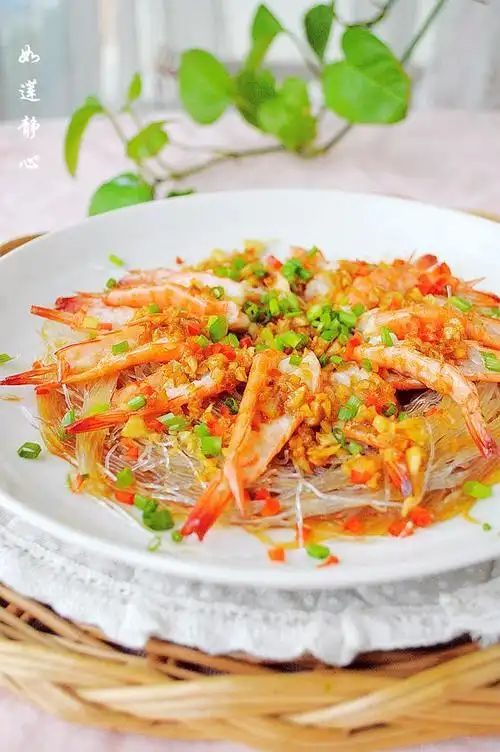 蒸出来的美味【蒜茸粉丝开背虾】