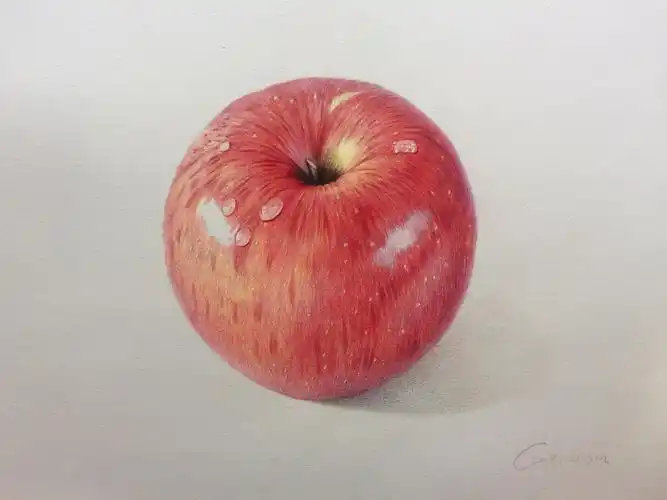彩铅大苹果|纯艺术|绘画|阿拉灯神丁2015 - 原创作品 - 站酷 (zcool)