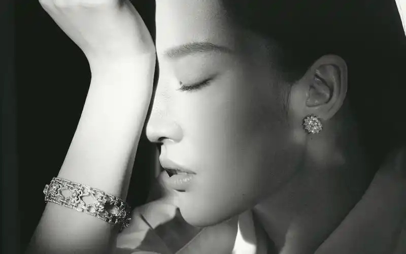 刘亦菲杂志性感黑白写真图片桌面壁纸