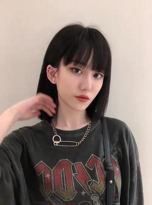 短发  #一刀切短发  #胶州发型设计  #薯队长