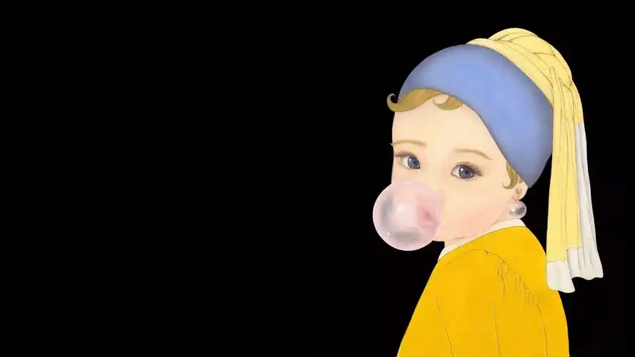 分享一个好看的壁纸,《戴珍珠耳环的少女 》萌宝壁纸 - 油乐园 - 一加