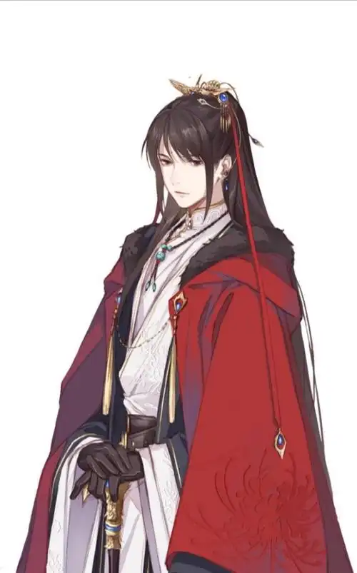 出单:红衣古风男