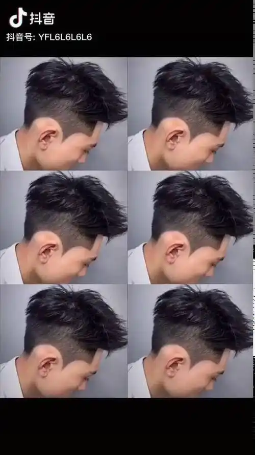 三七立体碎盖适合年龄1828适合国字脸瓜子脸鹅蛋脸发型优点好帅的靓仔