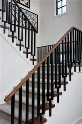 西安铁艺楼梯小区楼梯扶手厂家-如云铁艺