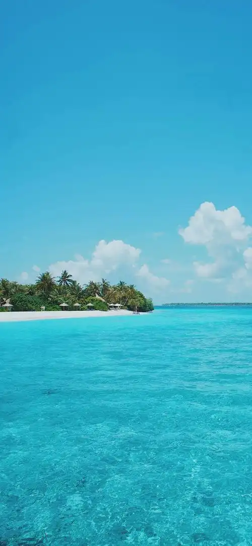 2023高清碧海蓝天风景壁纸_手机壁纸_风景静物手机壁纸_我要个性网