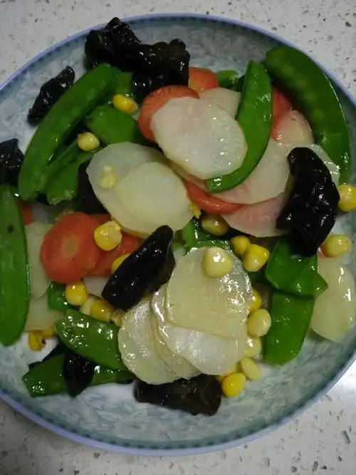 手机用户1886416j做的素菜也可以这么美荷塘小炒