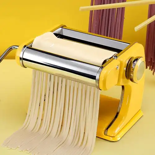 面条机家庭用手摇压面机切面器手动多功能饺子皮一体小型擀面条机