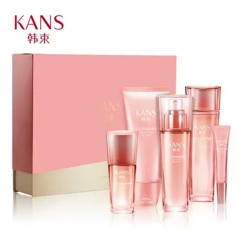 套装耀水嫩补水保湿五件套滋养润肤山茶花护肤套装女新品上市优惠券