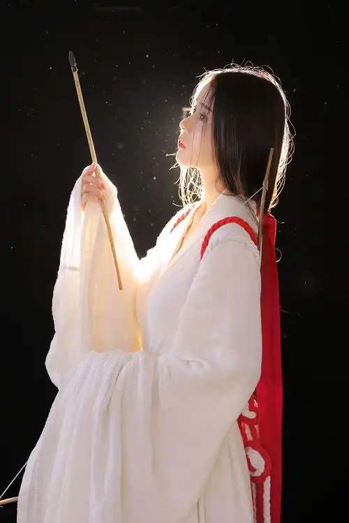 神明如故少女汉服超仙古装棉麻古风影楼主题民族服装