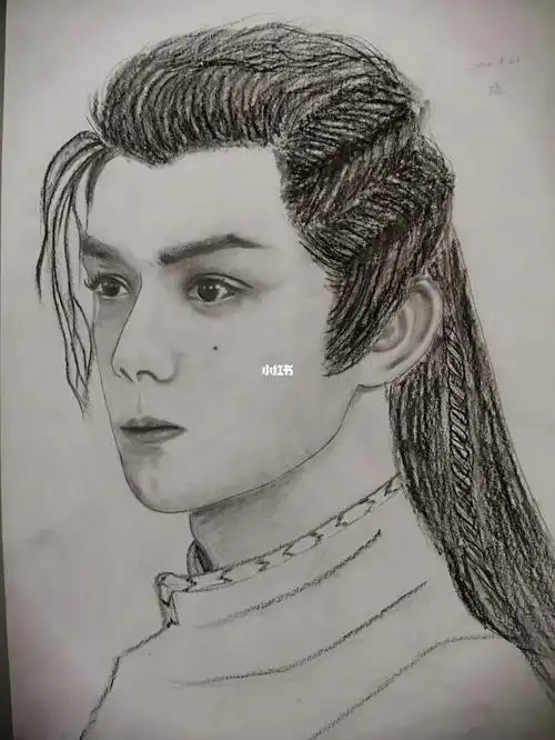 画个幼态吴磊阿诗勒隼素描