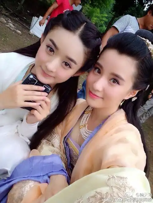 赵丽颖花千骨时期合照##赵丽颖花千骨时期旧照