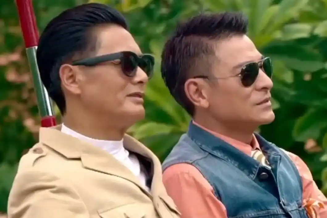 刘德华周润发骑大象去参加宴会