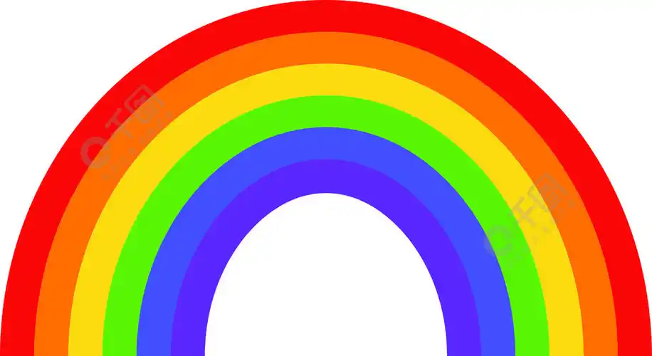 彩虹符号.平面样式.作品详情文件格式:eps文件大小:621.