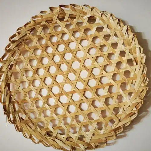 【京选】竹篦子防粘锅竹达网厨房用炖鱼防糊神器竹网格网竹垫锅底炖鱼