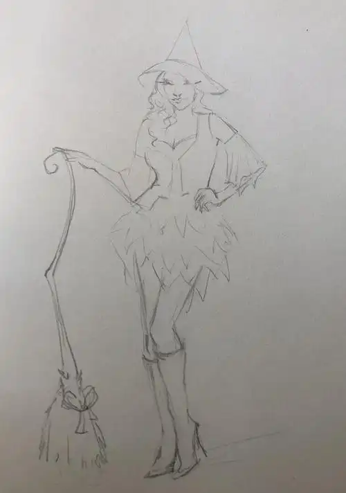 女巫|纯艺术|绘画|cuixiaoyu8 - 原创作品 - 站酷 (zcool)