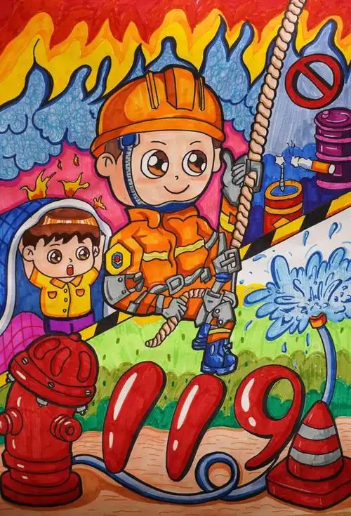 获奖名单来了第四届全市少年儿童消防安全主题绘画比赛结果公布