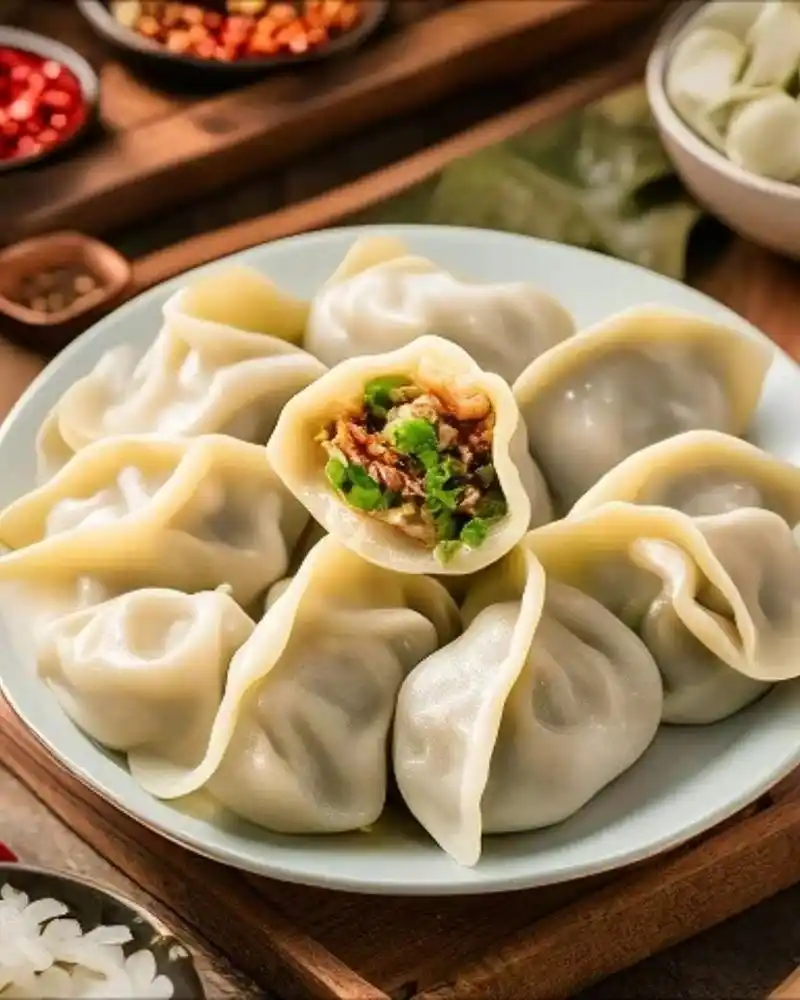 09每当逢年过节,团圆聚餐时,饺子总是餐桌上不可或缺的主角.