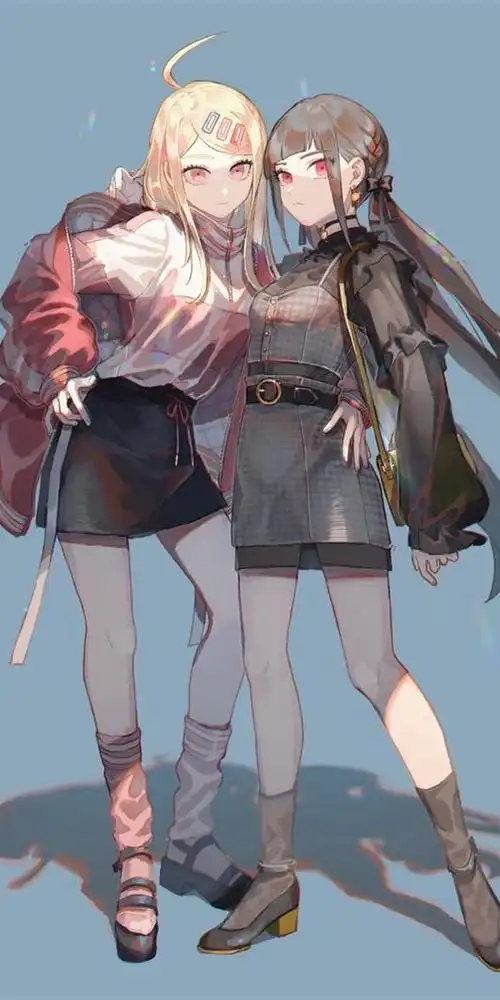 《弹丸论破》赤松枫和其他角色的奇怪组合,动漫全面屏壁纸