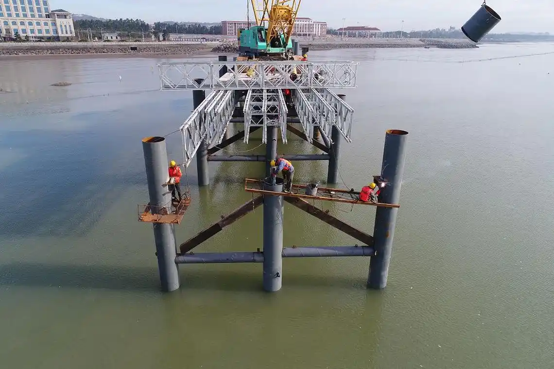 工程行业的肥活"钢栈桥"施工,建议收藏