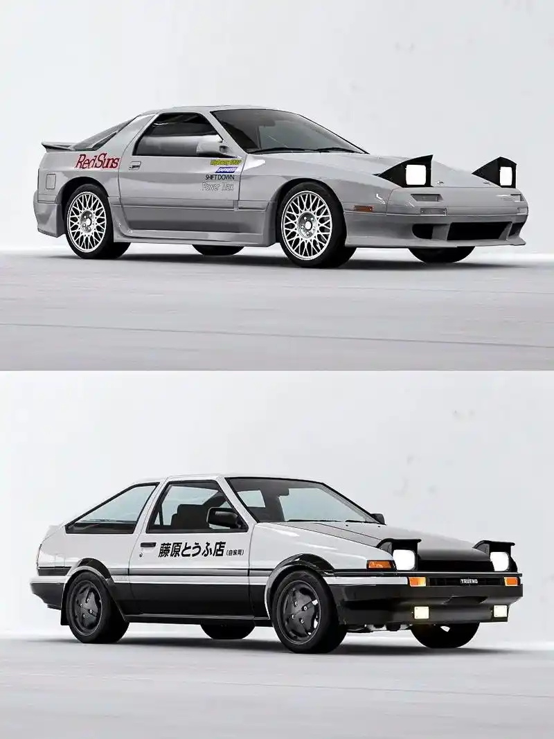 高桥凉介"ae86已经到极限了 轮到我的fc发挥了"#马自达 - 抖音