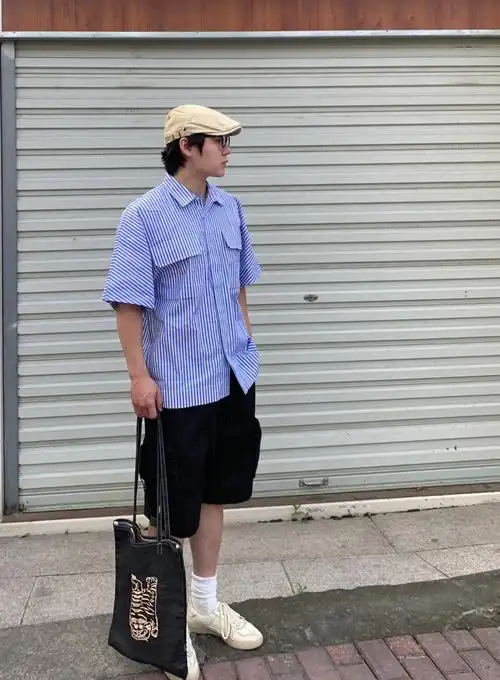 170130夏季的日系男生穿搭菊次郎的夏天