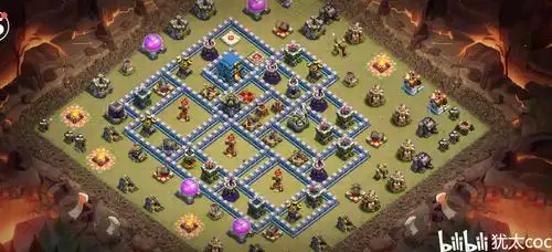 部落冲突12本部落战阵型分享第43期,[犹太coc]