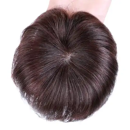 头顶补发片女真人发丝隐形无痕一片片式假发直发片