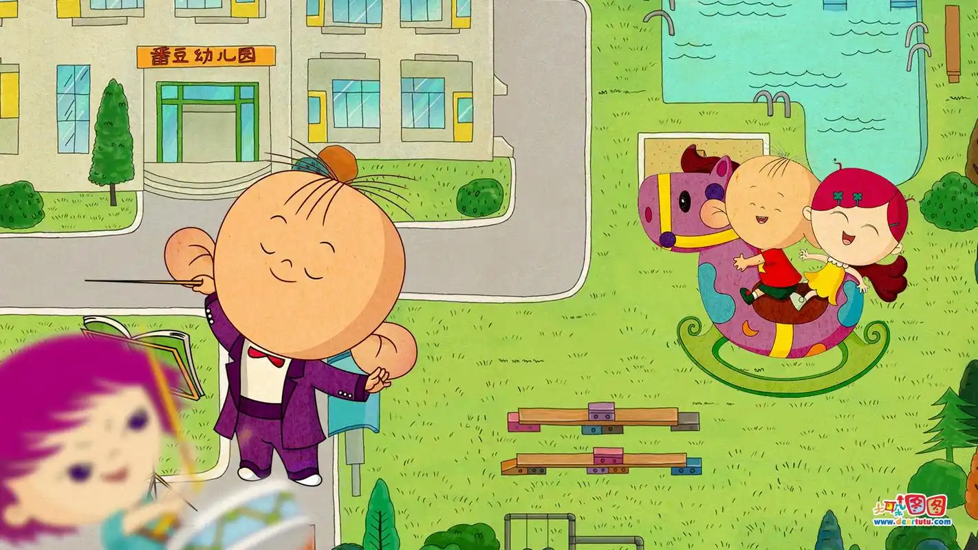 大耳朵图图可爱卡通电脑桌面壁纸