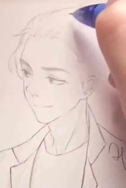 漫画大神教你画男生大背头,看见这个发型,是不是被帅到了?