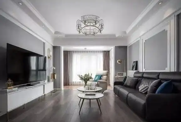 淡灰色客厅墙漆效果图(淡灰色客厅墙漆效果图片大全)